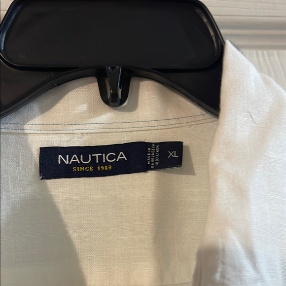 Nautica Men's Crisp White Casual Shirt - Picture 5 of 8